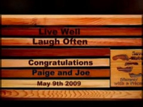 Personalized Cedar Doormats a Unique Wedding Gift Idea