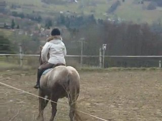 Départ au galop avec Garrigue.