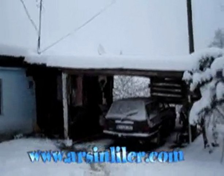 arabanın karını temizleme