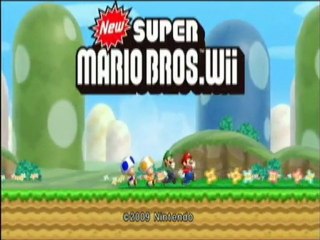 New Super Mario Bros wii [1] / le début