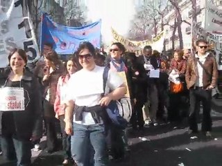 Manifestation interprofessionnelle 23 mars 2010 Paris