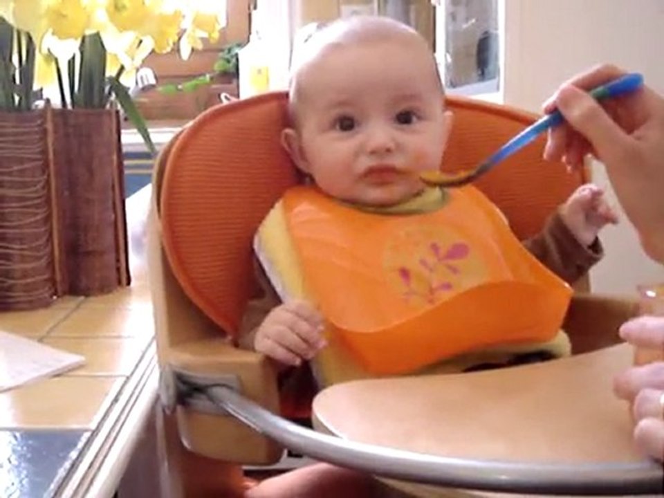 ma première purée de carottes