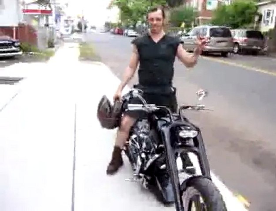 harley chopper on air
