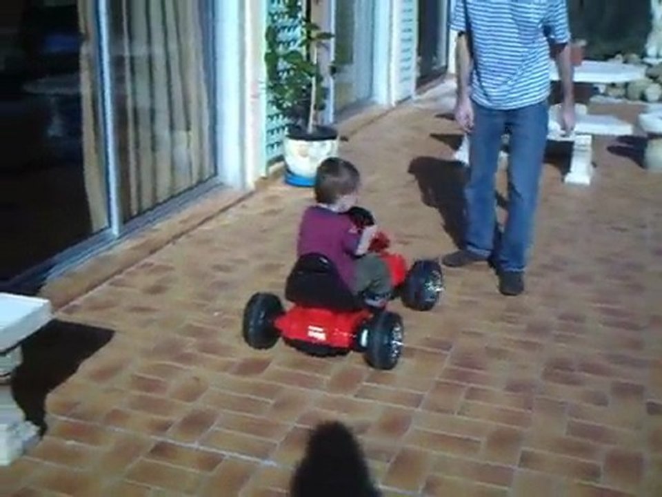 Nathan en voiture