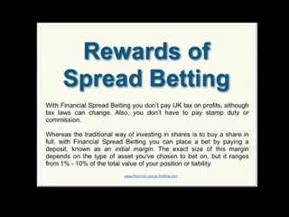 What is Spread Betting?
