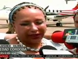 Piedad Córdoba llega a Villavicencio para iniciar proceso d