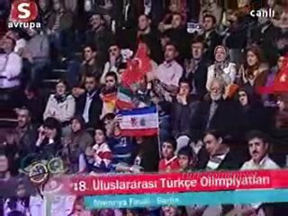 Benjamin Sacad Temel 3.şiir Almanya 8.Türkçe Olimpiyat
