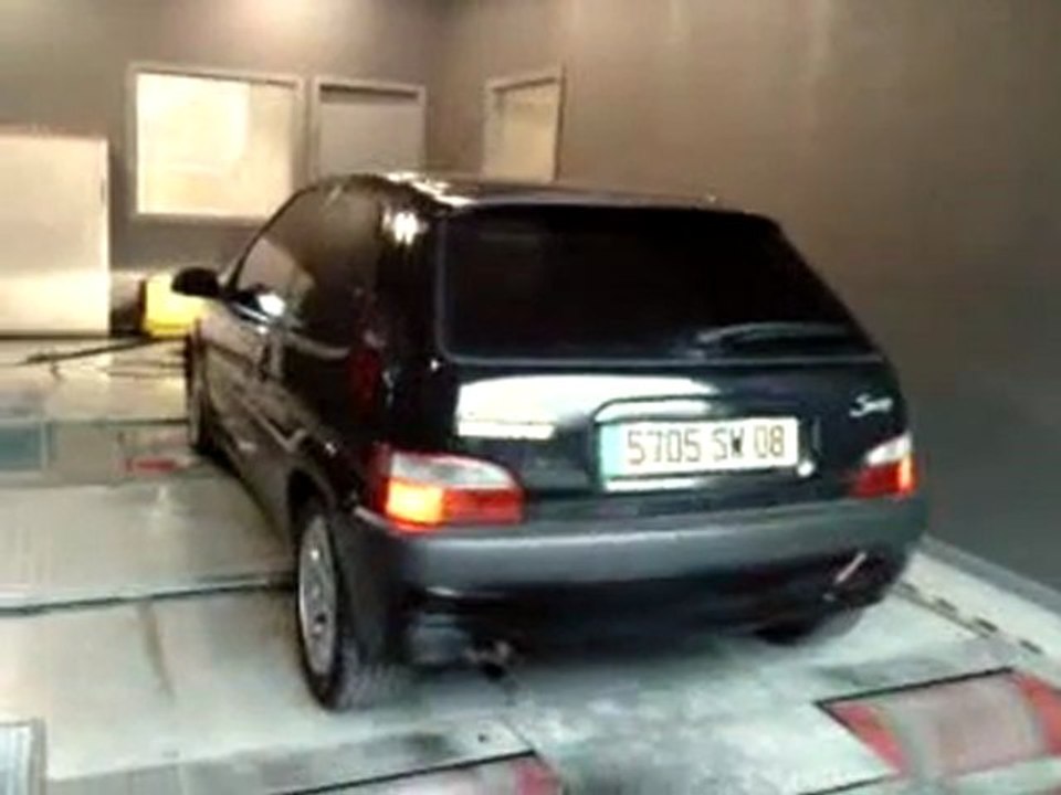 saxo vts1.6 16v passage au banc florent-vts racing-pulse59