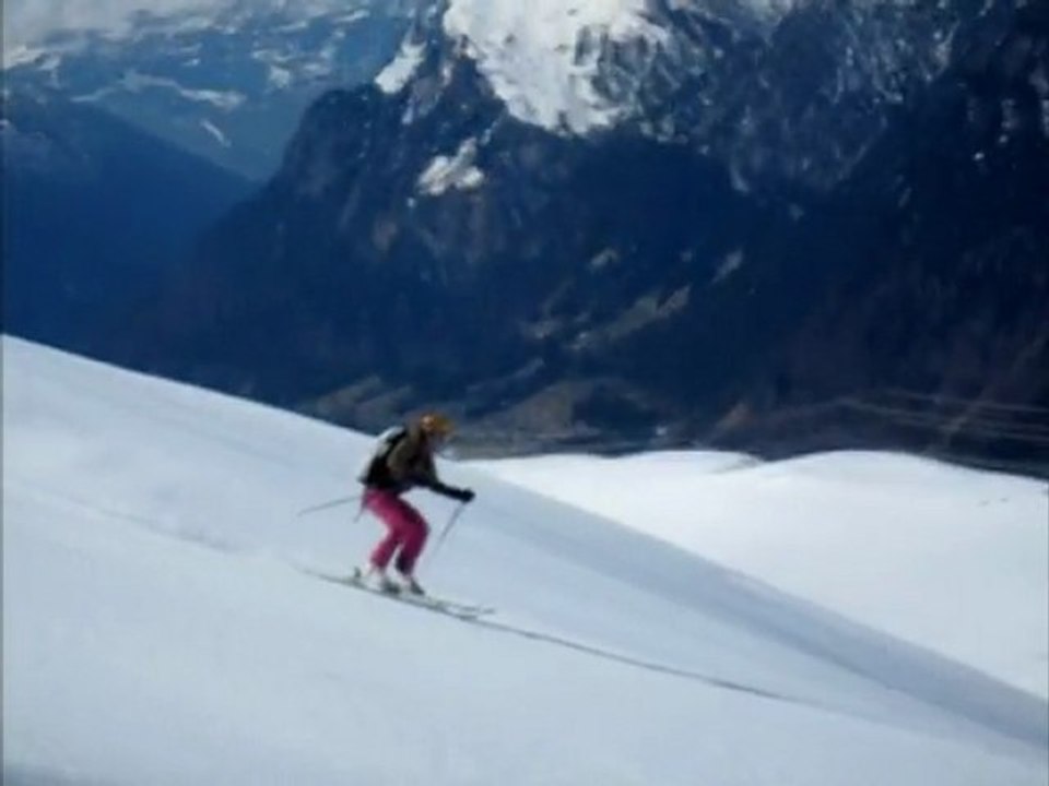 Skiing Powder Snow in Stuben March 2010