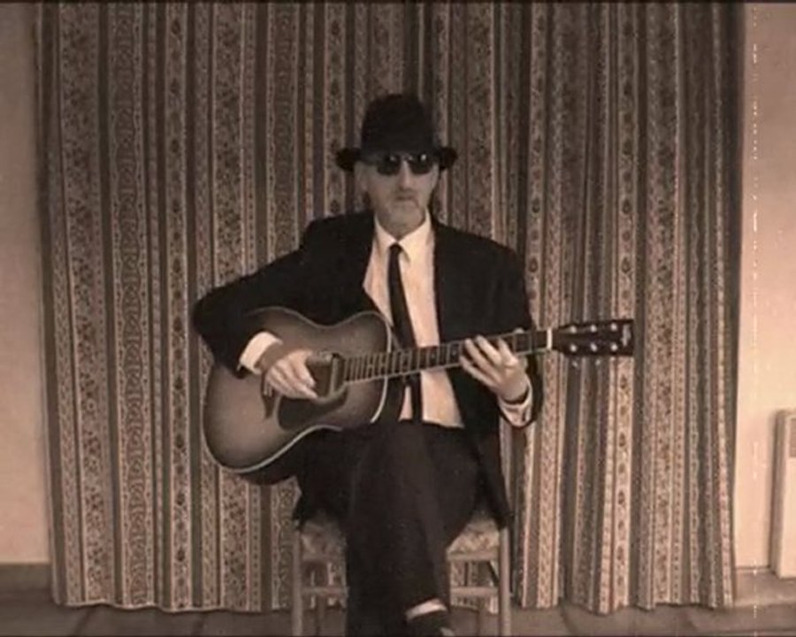 Play Blues Guitar - Can't Cross Here - Reverend Jim Bavery