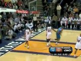 Jason Kidd throws a wonderful pass to Shawn Marion, who fini