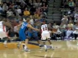 Corey Maggette gets fouled and knocks down the tough jumper.