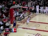 Trevor Ariza throws down a two-handed slam on the break.