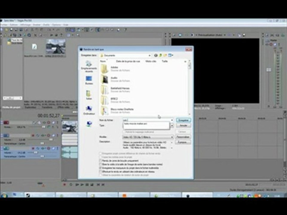 [Tutorial] Comment compresser une video sur sony Vegas