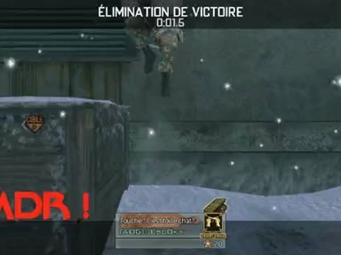 Couteau de lancer raté