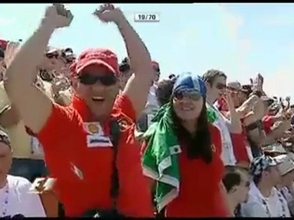 Massa double Overtake Canada 2008
