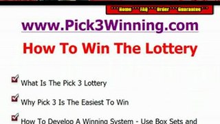 How To Win The Lottery Using A Proven System