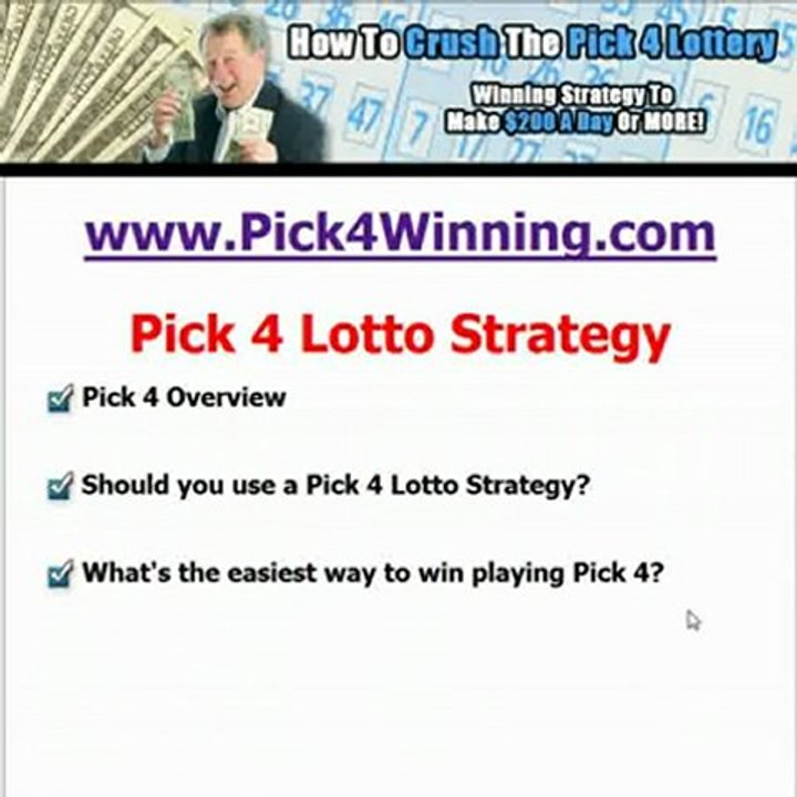 How To Win The Pick 3 Lottery Using An Easy System