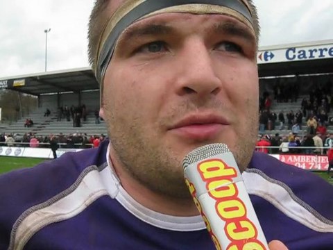 Rugby - Reaction de Pascal Laffitte après USB - Limoges