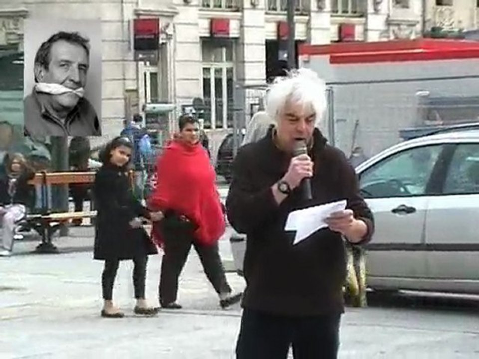 Conférence de presse pour soutenir Michel Guéritte