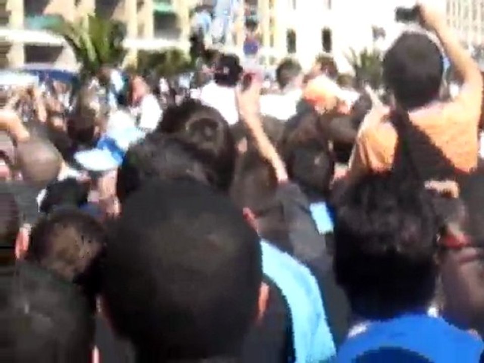 Présentation de la coupe de la Ligue - OM - 28 Mars 2010