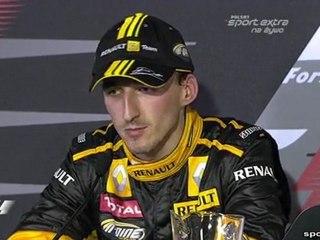 GP Australi 2010: Kubica na konferencji prasowej