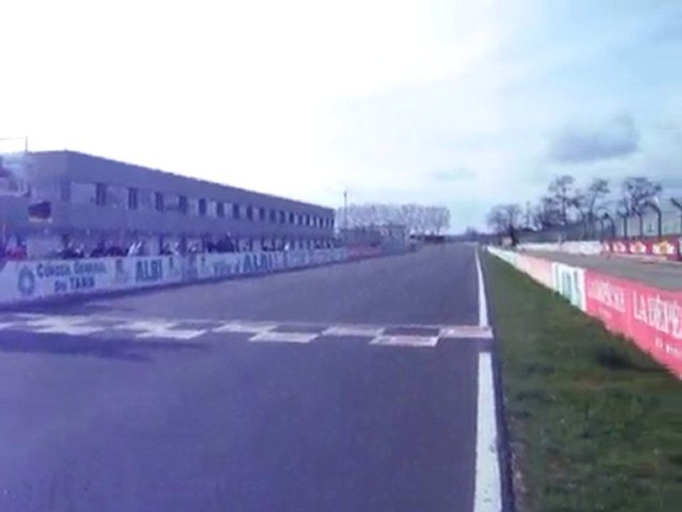 Arrivée 1ère catégories circuit d'Albi Ufolep