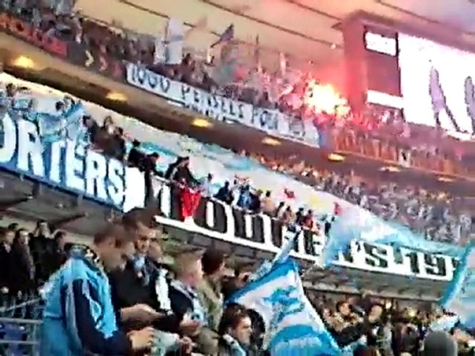 Supporters marseillais Finale coupe de la ligue 2010