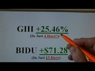 Top Stock Picks for the Week Ending March 26th, 2010