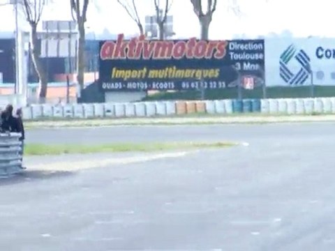 Arrivée 2ème catégories circuit d'Albi Ufolep