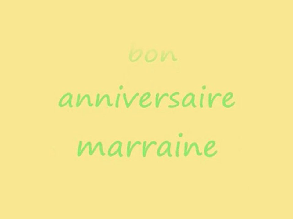annif marraine
