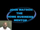 HOME BUSINESS MENTOR JOHN WATSON SPEAKS ON SEO MARKETING AND