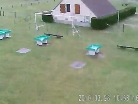 Vol de Cocotte avec Caméra embarquée ...