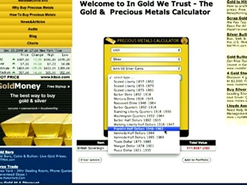 How to Work Out Current Scrap Gold Prices