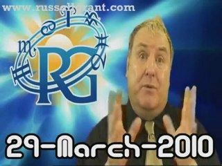 RussellGrant.com Video Horoscope Aquarius March Monday 29th