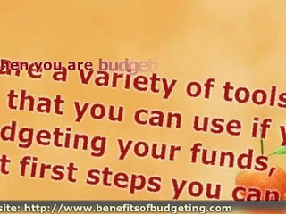 The Benefits of Budgeting Your Money