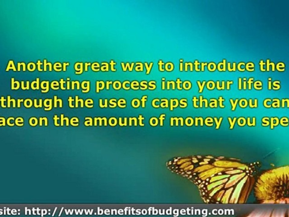 Use The Budgeting Process To Your Advantage