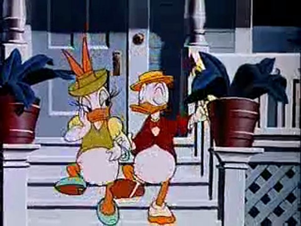Donald's Double Trouble (Disney 1946) cartoon