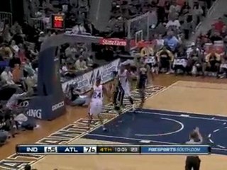 Jamal Crawford steals the ball from the Pacers, but gets rej