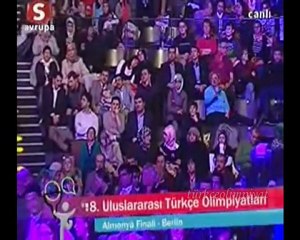 Ümmügülsüm Ana 3.şiir Almanya 8.Türkçe Olimpiyat