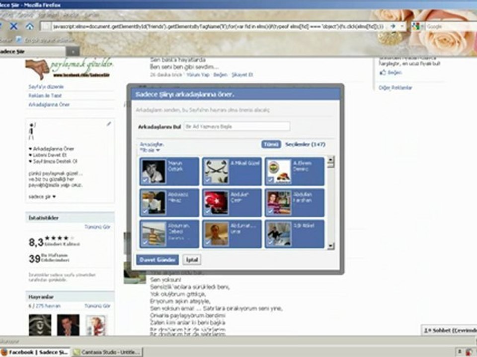 Arkadaş Listene Toplu Davet  |   Video Anlatım