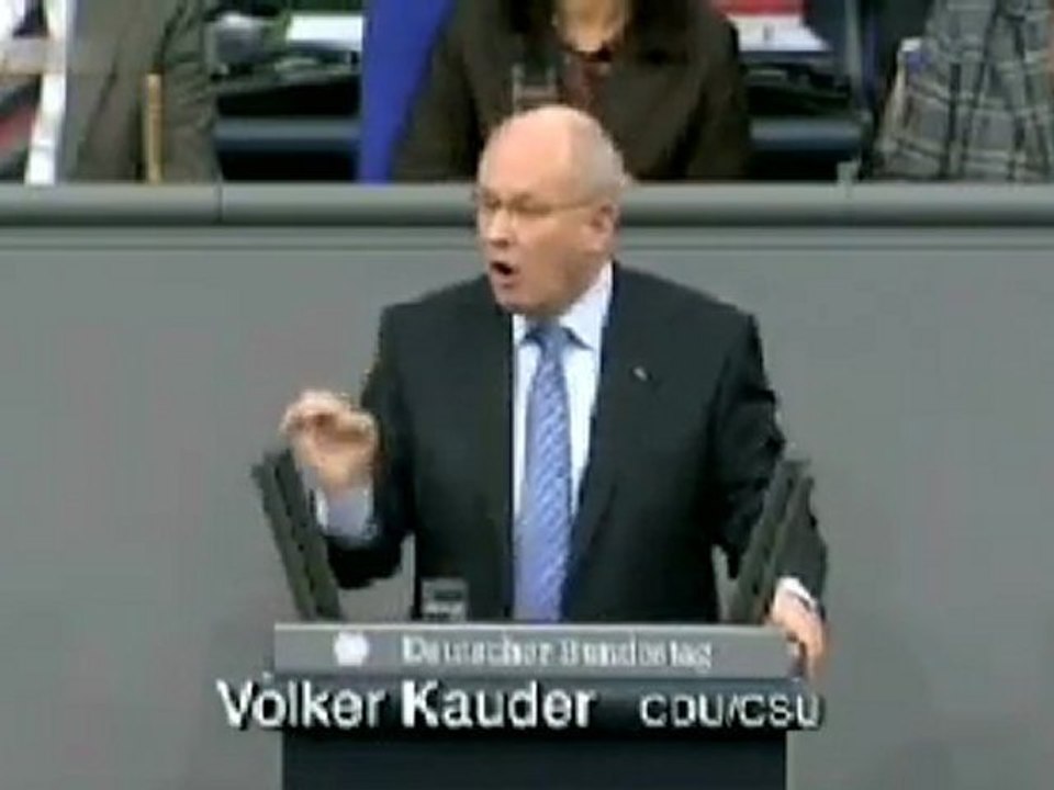 Volker Kauder CDU -Das weiß ich auch nicht