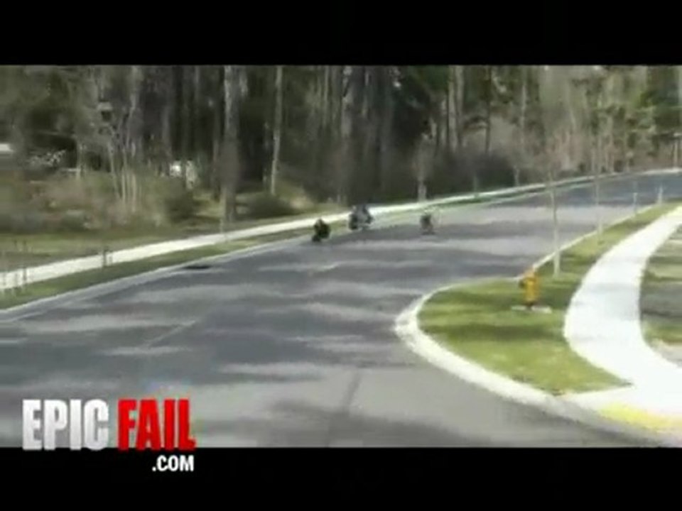 Downhill Race Fail
