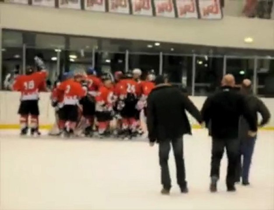 Valenciennes : ça bout à la patinoire après la victoire !