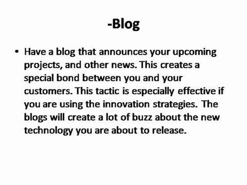 Marketing Strategies and Tactics II