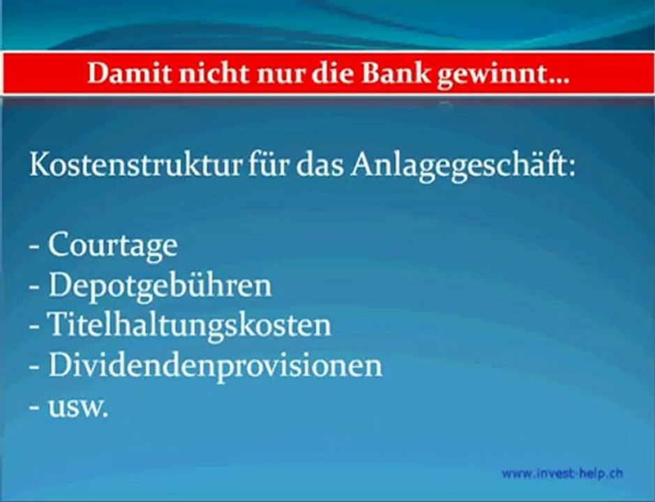 Wie finde ich die richtige Bank