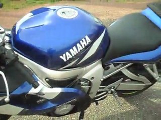 YAMAHA R6 2001 35000 kms ECHAPPEMENT DEVIL PASSAGE HAUT 3390