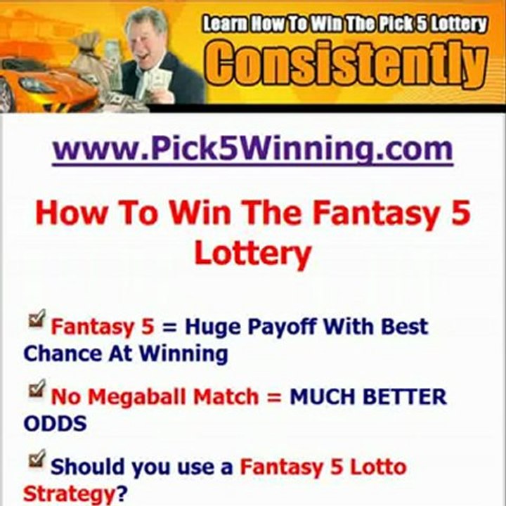Fantasy 5 Lottery Strategy - Win The Fantasy 5 Lotto Now