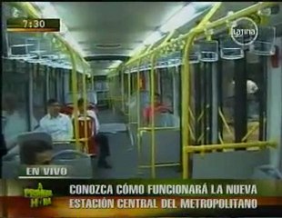NUEVO SISTEMA DE TRANSPORTE MASIVO EL METROPOLITANO