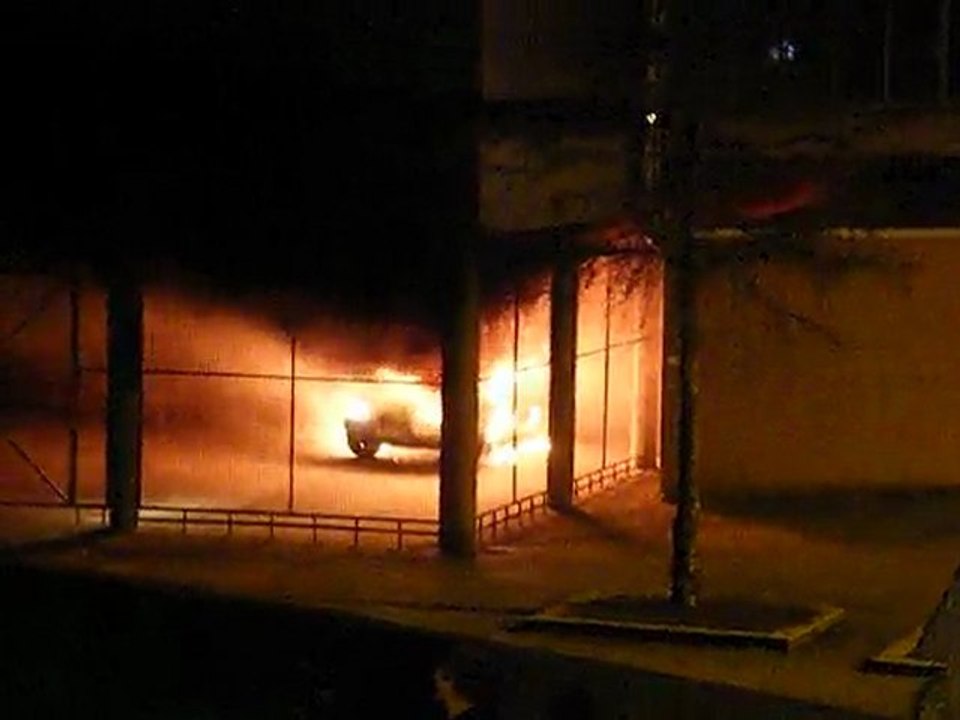incendie de voiture